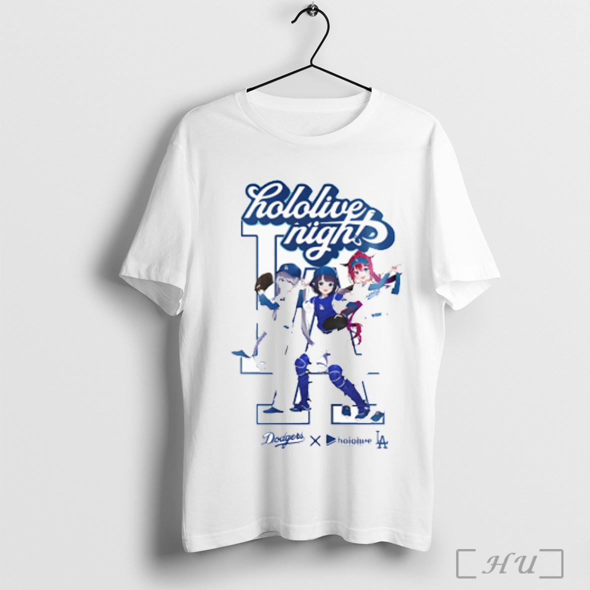 Hololive Night X Los Angeles Dodgers 2025 T Shirt Sweatshirt