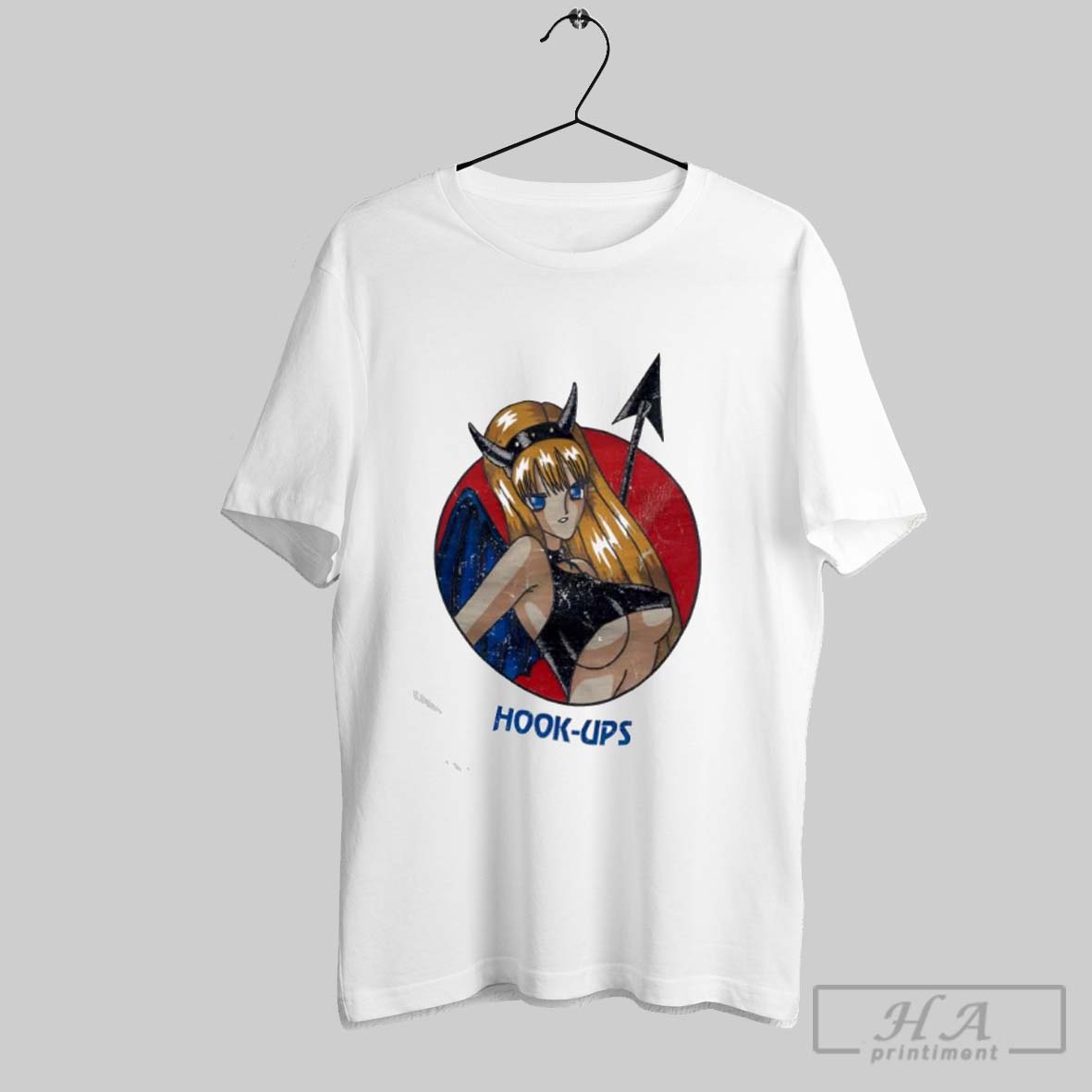 Hook Ups Maiden Of Darkness Skateboards Jeremy Klein Shirt
