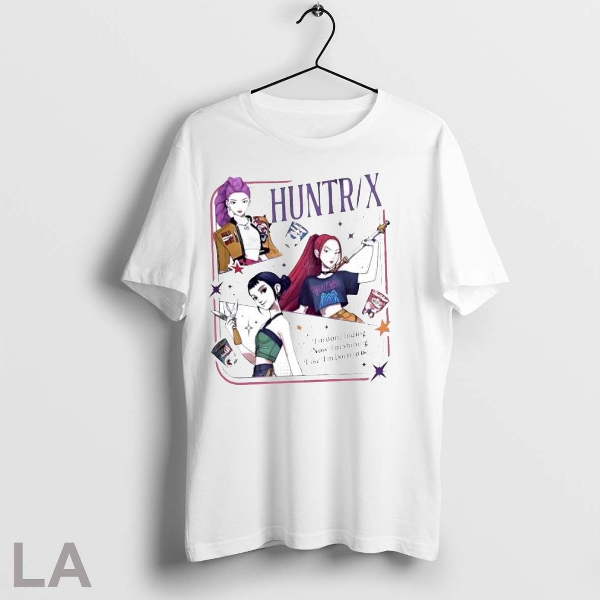 Huntrix Mira Rumi Joey Kpop Demon Hunters Merch T Shirt Shirt