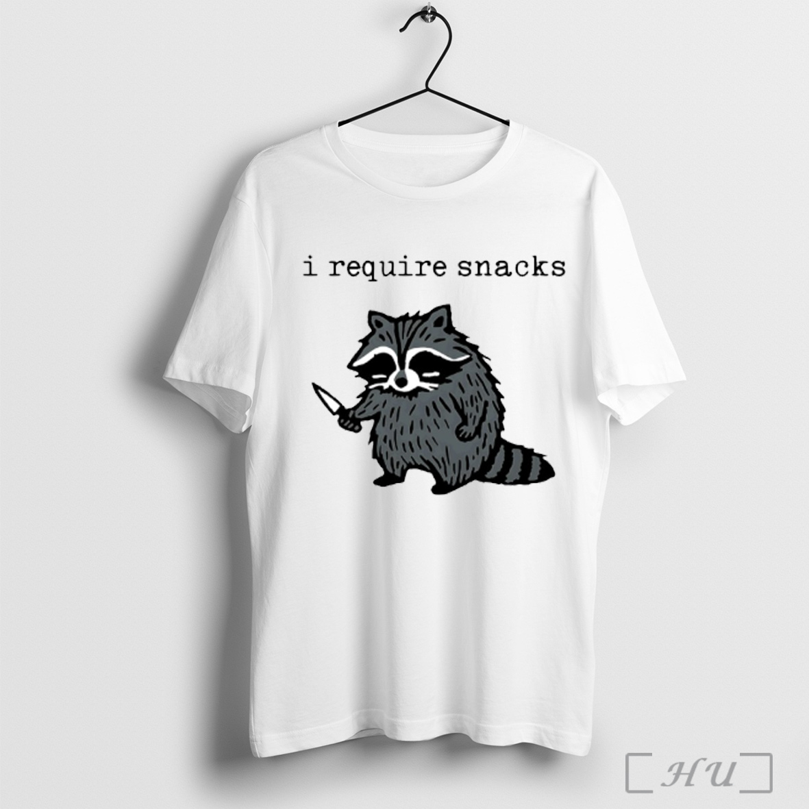 I Require Snacks Raccoon Knife T Shirt Sweatshirt