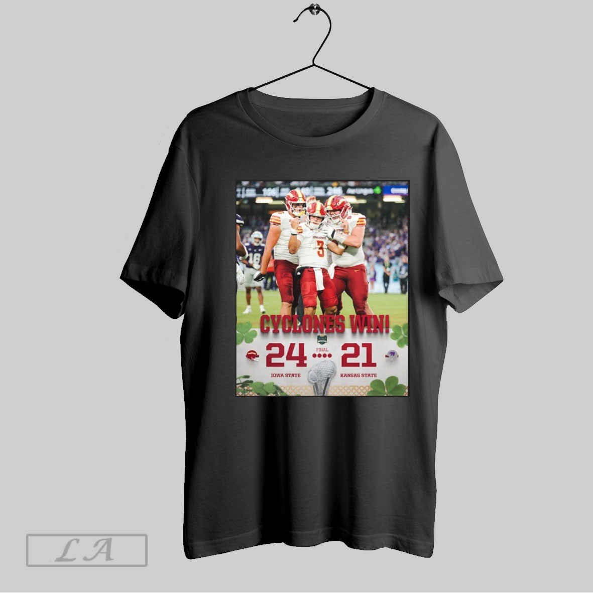 Iowa State Cyclones 24 21 K State College Football Classic Final 2025 Shirt