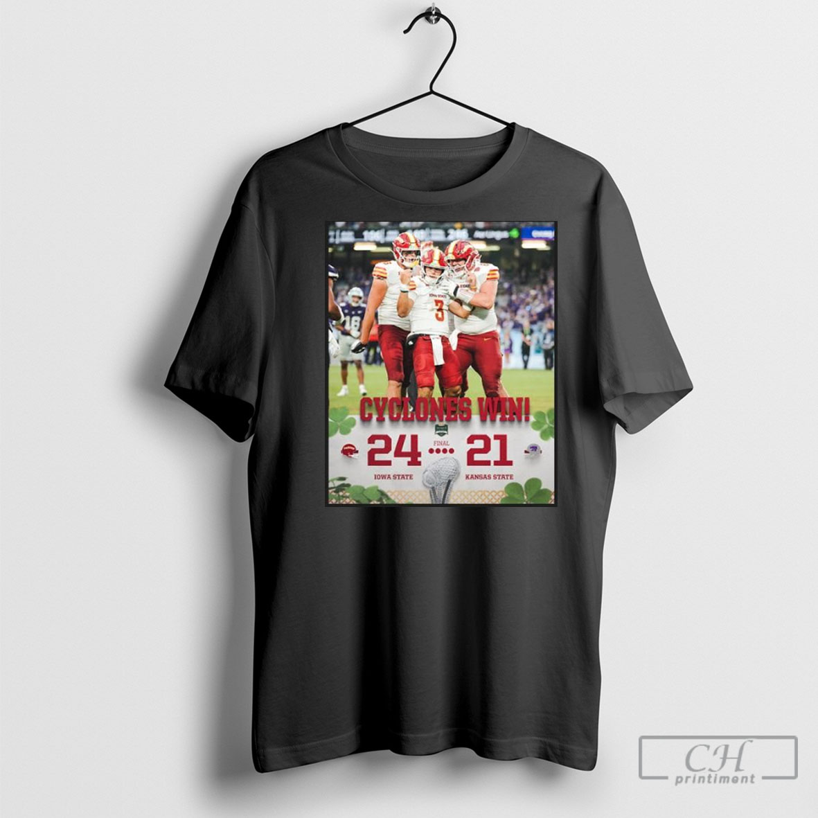 Iowa State Cyclones 24 21 K State College Football Classic Final 2025 Shirts