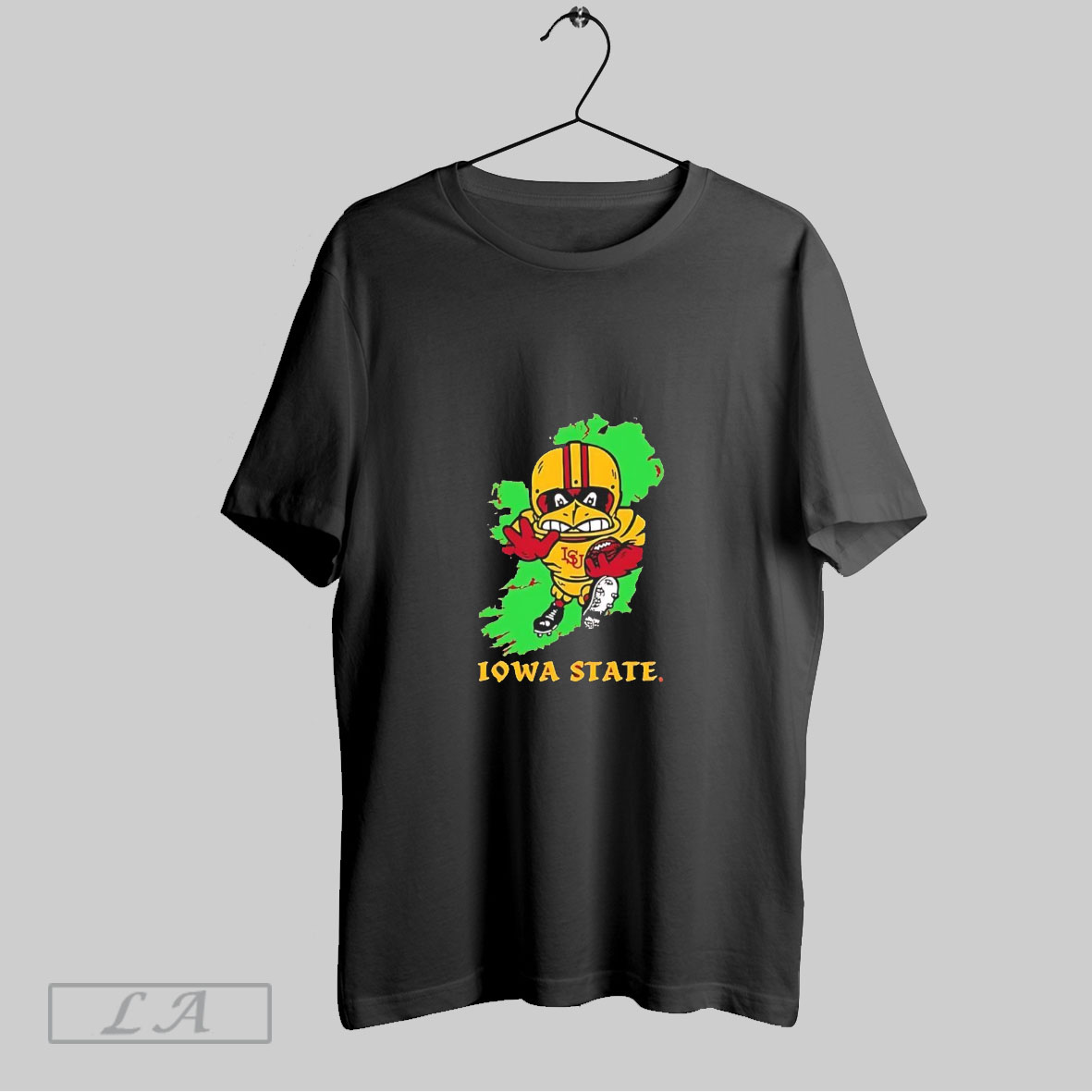 Iowa State Cyclones Football Mascot Jump Up Graphic Shirt