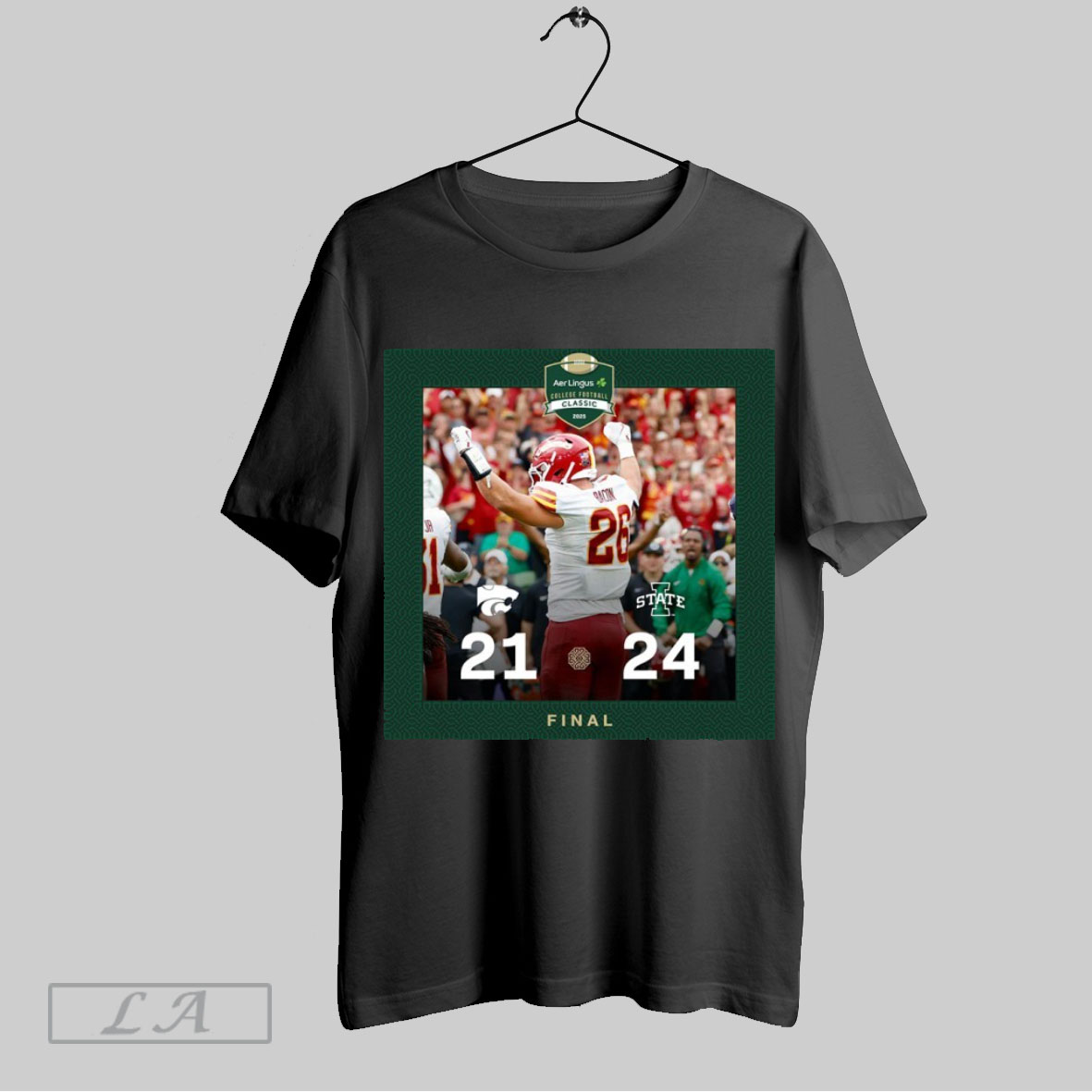 Iowa State Wins K State 24 21 Aer Lingus Dublin Ireland 2025 Shirt