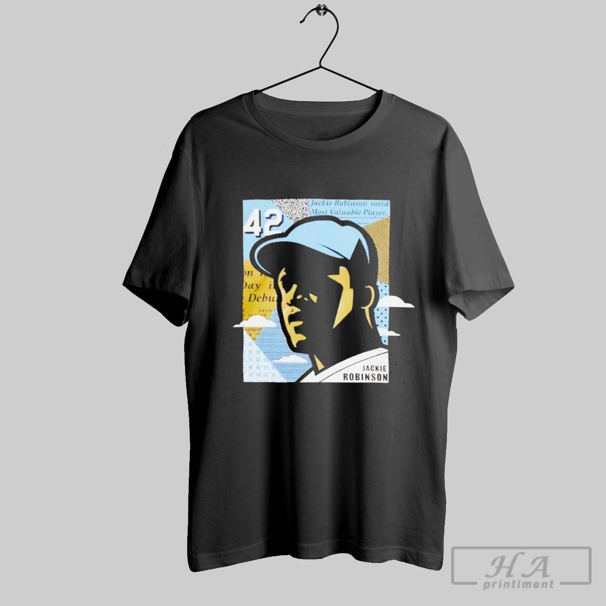 Jackie Robinson 42 Front Page Baseballism Tribute Shirt