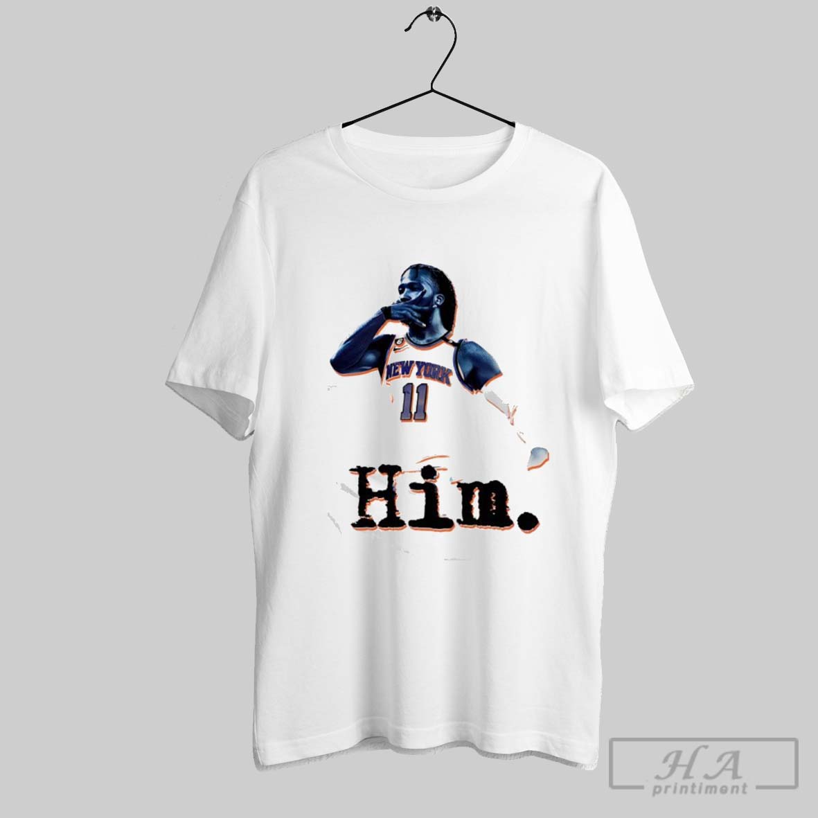 Jalen Brunson New York Knicks Him Pose Shirt