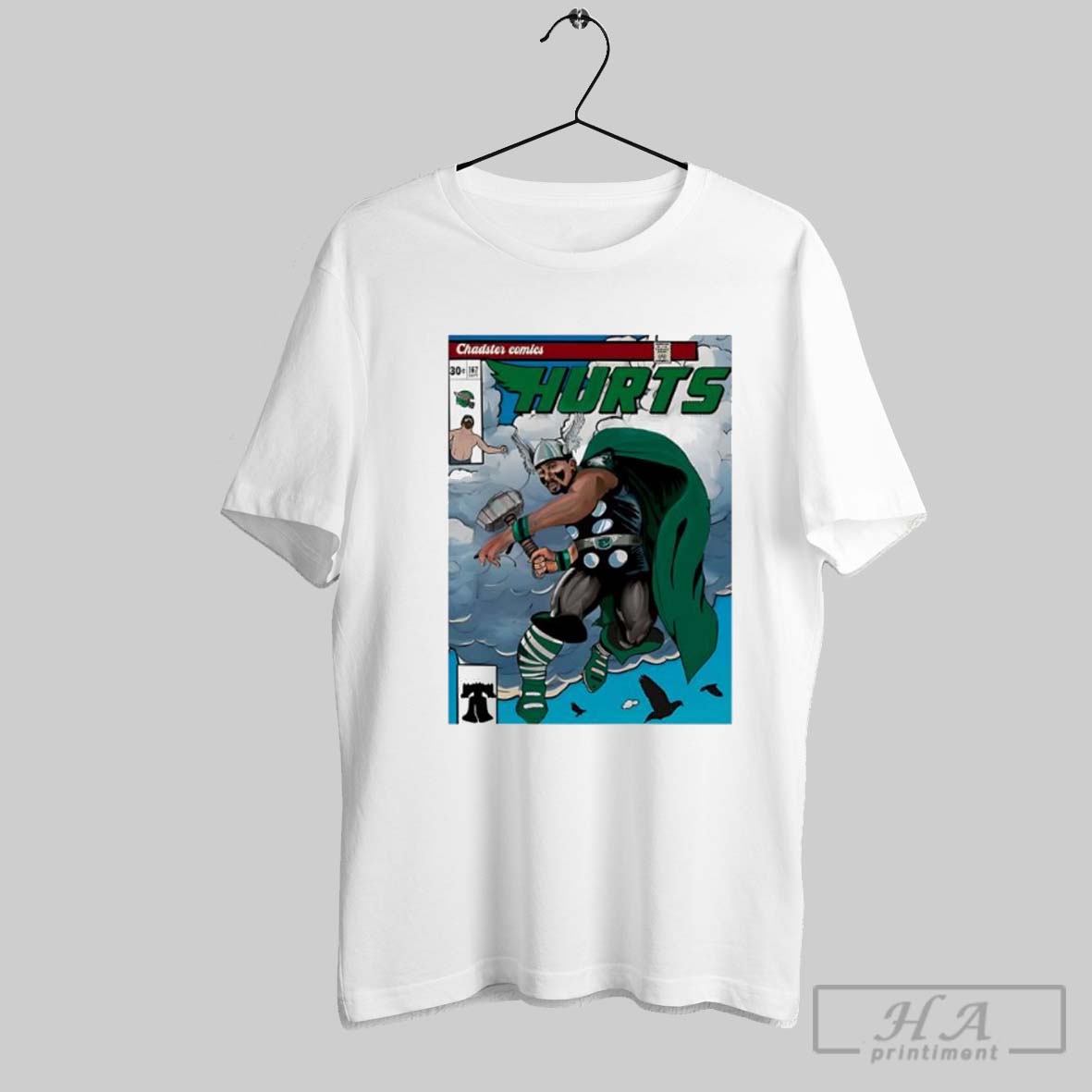 Jalen Hurts Philadelphia Eagles Football Comic Style Shirt