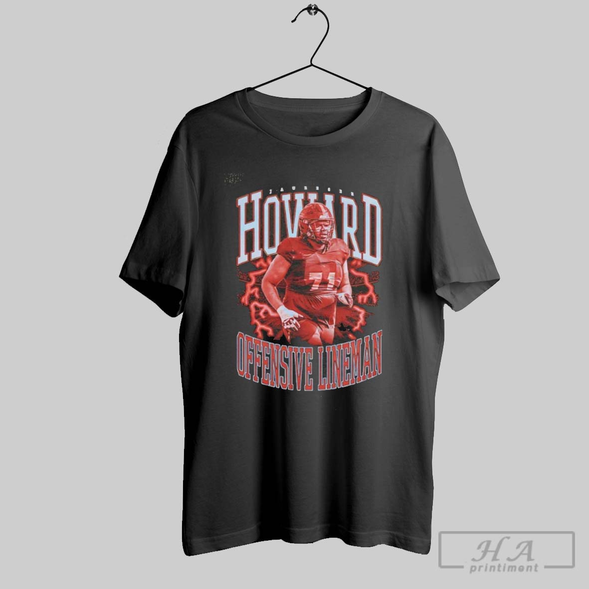 Jauresee Howard Delaware State Hornets Offensive Lineman Vintage Shirt