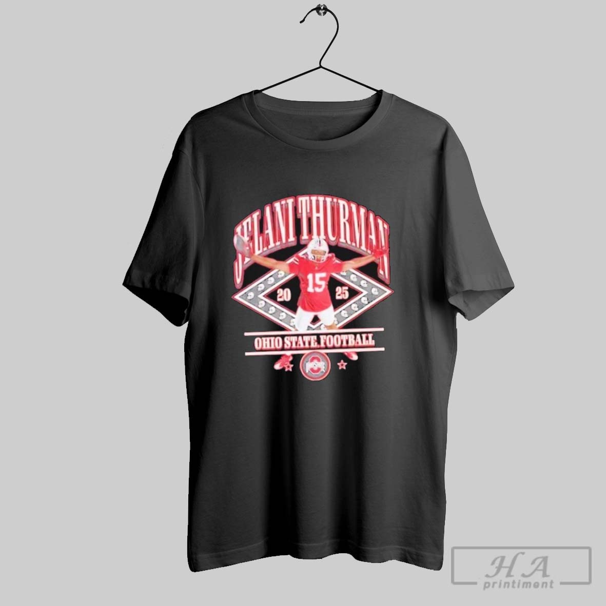 Jelani Thurman Celebration Ohio State Buckeyes 2025 T Shirts