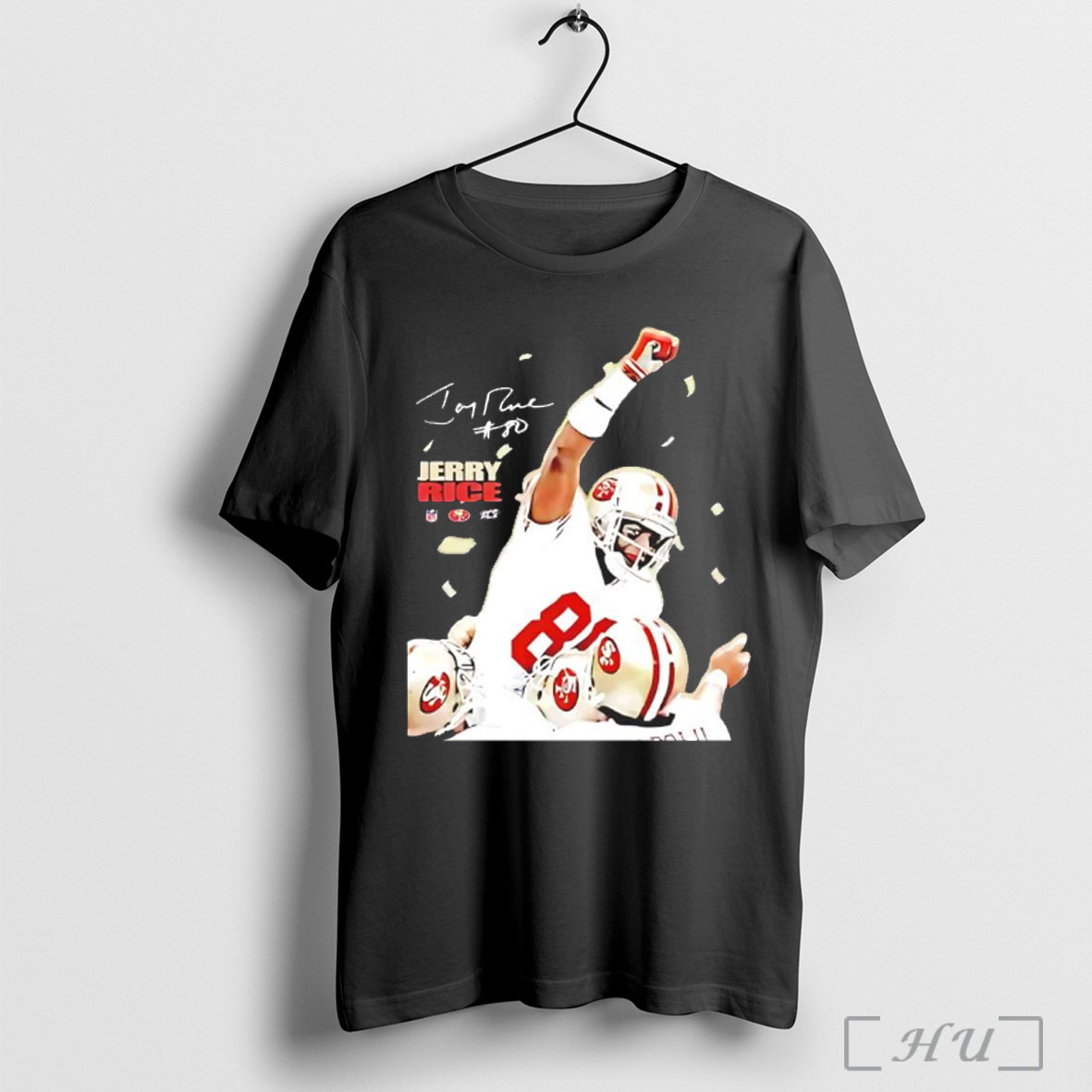 Jerry Rice Nfl Superstar Pose Signature T Shirt Sweatshirt