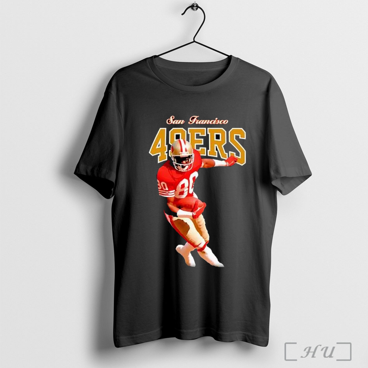 Jersey Rice Black San Francisco 49ers Classic T Shirt Sweatshirt