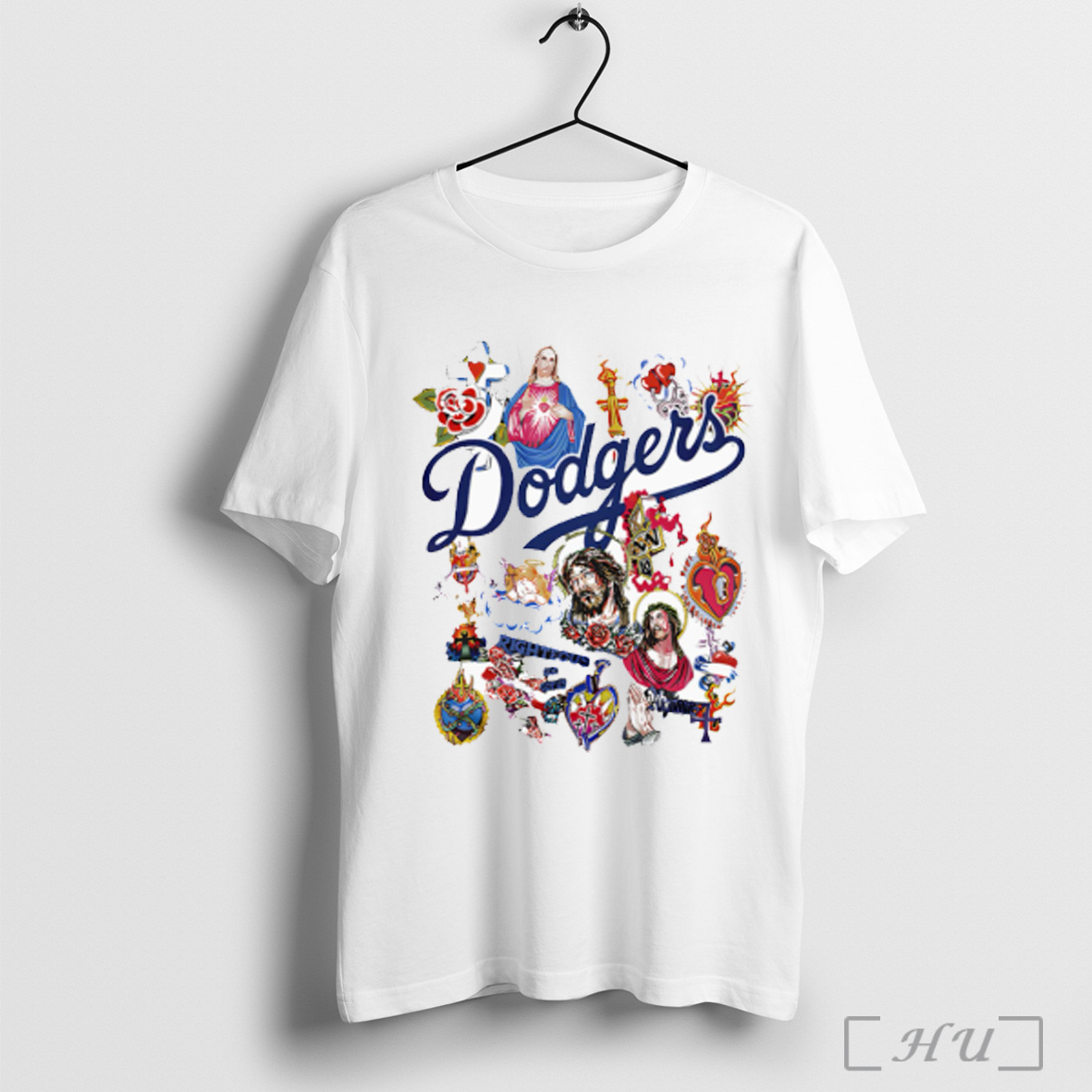 Jesus Won Los Angeles Dodgers T Shirt Sweatshirt