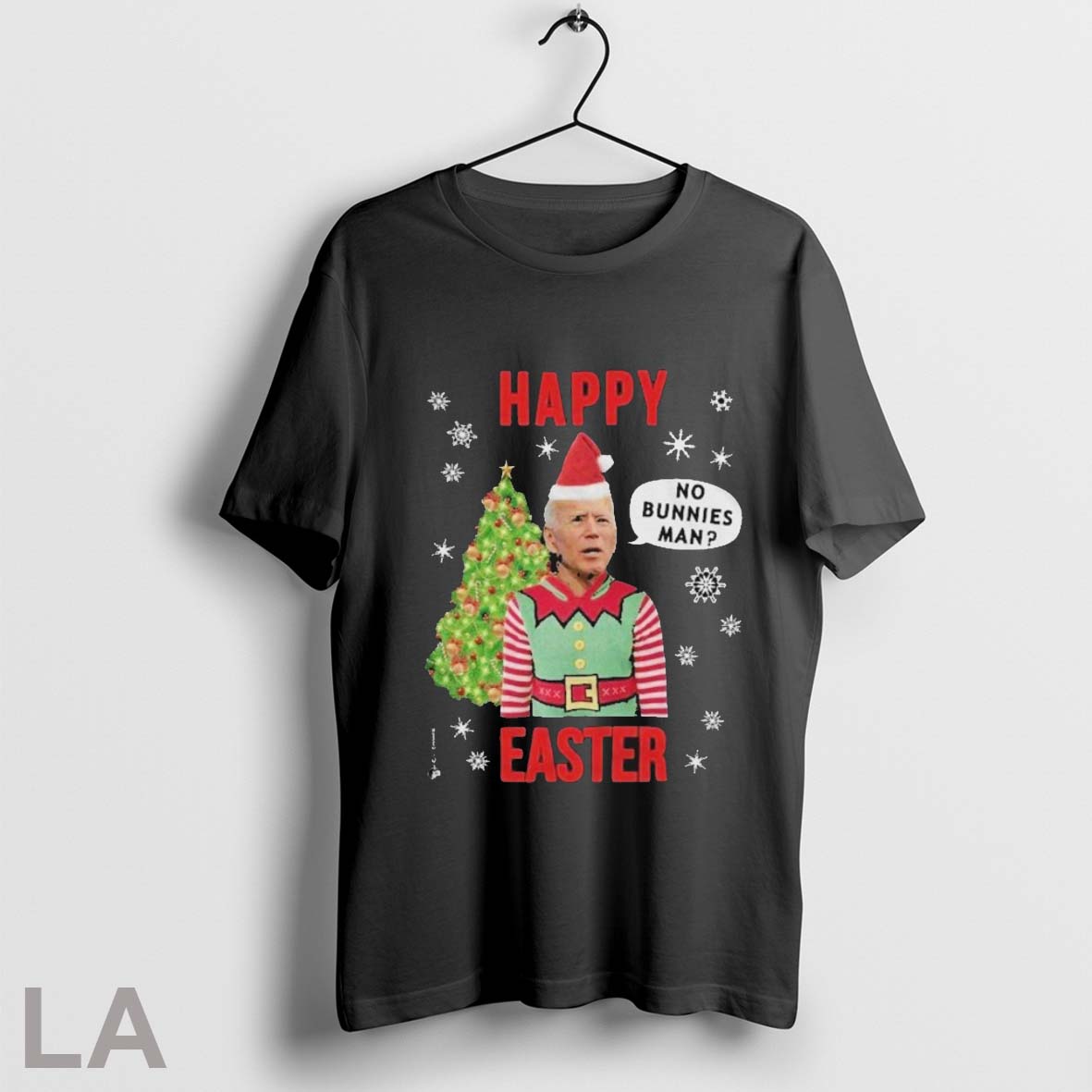Joe Biden Happy Easter No Bunnies Man Christmas T Shirts
