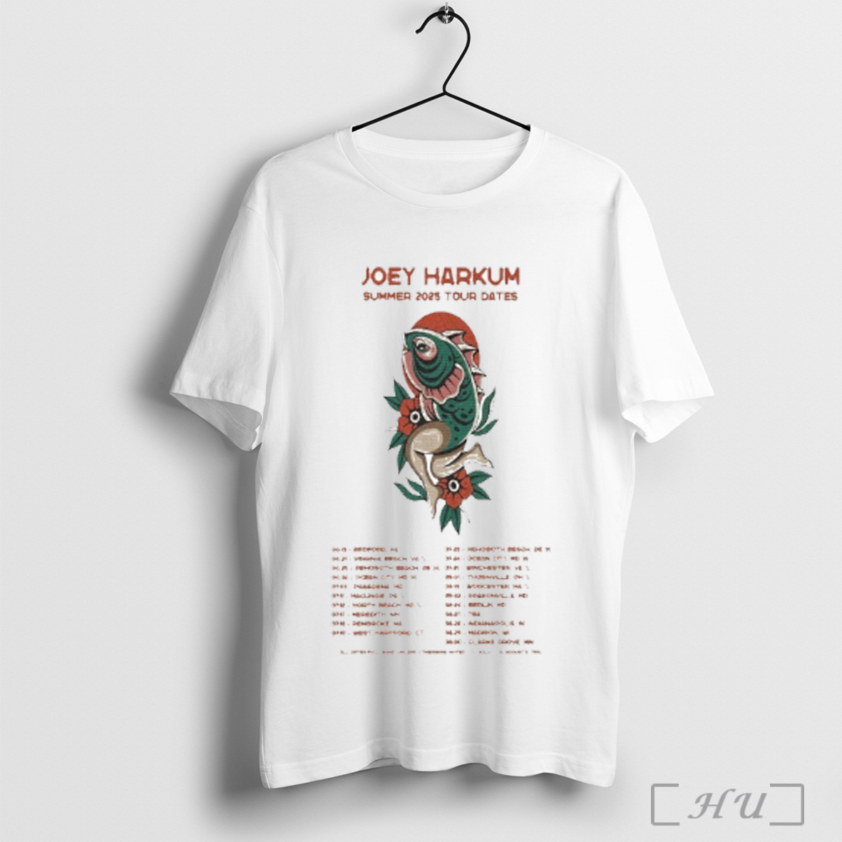 Joey Harkum Summer Tour 2025 Dates Fish T Shirt Sweatshirt