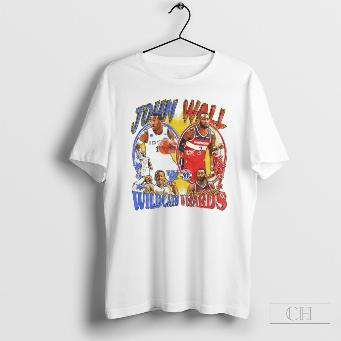John Wall Kentucky Wildcats And John Wall Washington Wizards Nba Graphic Shirts Hoodie