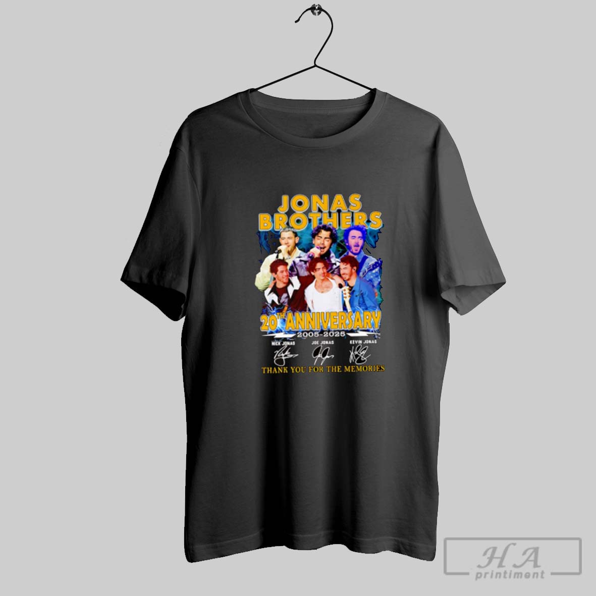 Jonas Brothers 20th Anniversary 2005 2025 Thank You For The Memories Shirt
