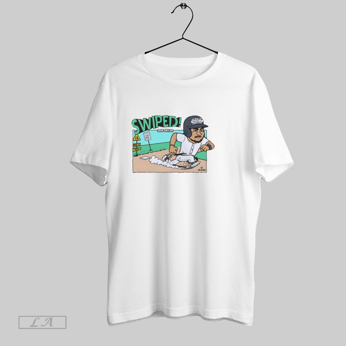 Josh Naylor Swiped Bags Seattle Mariners Caricature Shirt Sweatshirt T Shirt