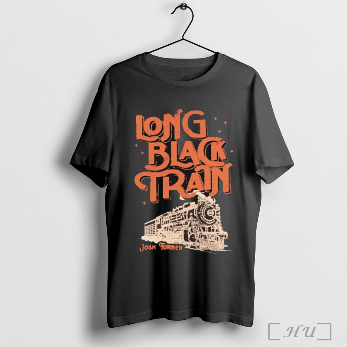Josh Turner Long Black Train T Shirt Sweatshirt