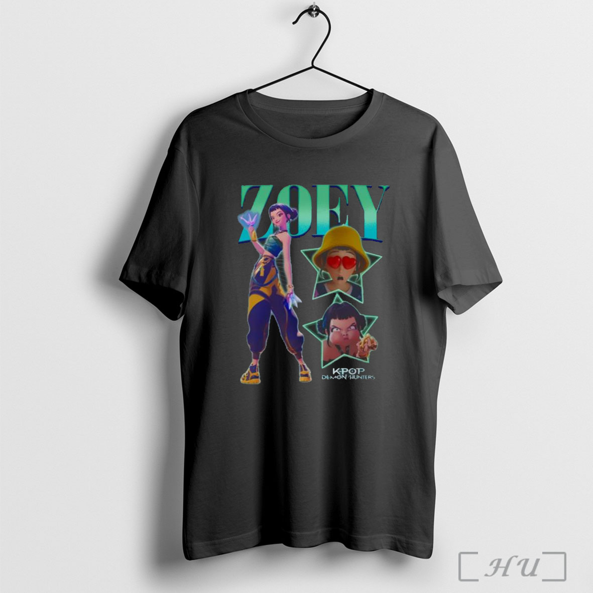 Kpop Demon Hunters Zoey Collage T Shirt Sweatshirt