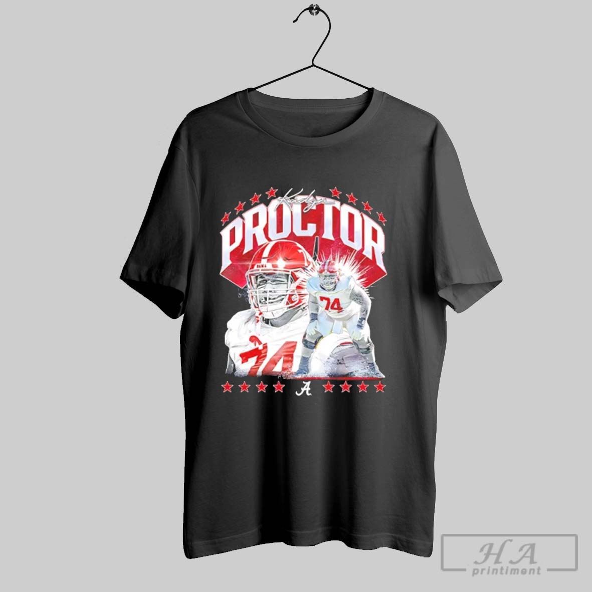 Kadyn Proctor Alabama Football Player Collage Shirt
