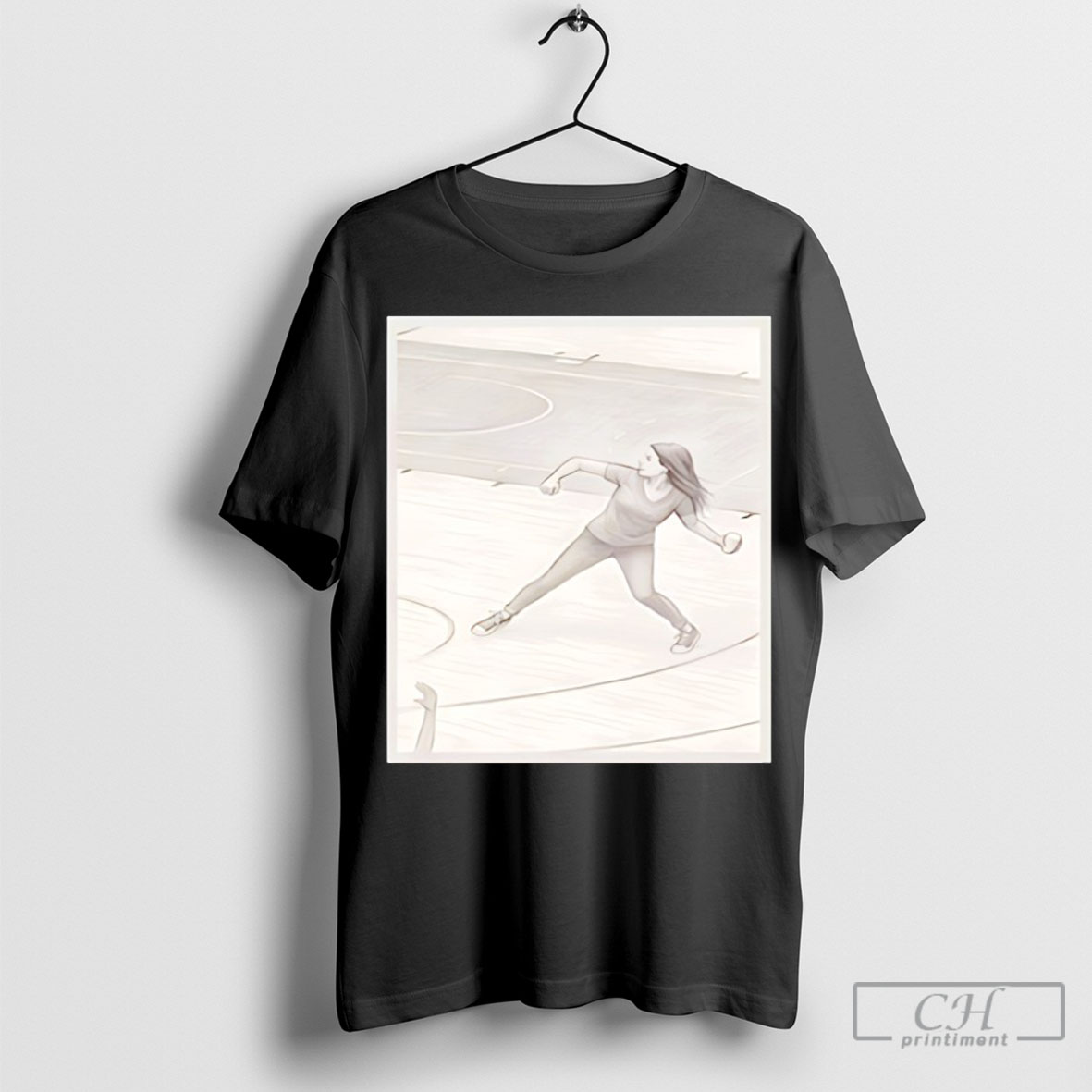 Kelsey Plum Throwing Los Angeles Sparks Tee Shirt Sweatshirt