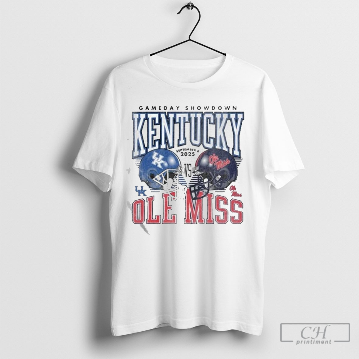Kentucky Wildcats Vs Ole Miss Rebels 2025 Game Day Showdown T Shirts