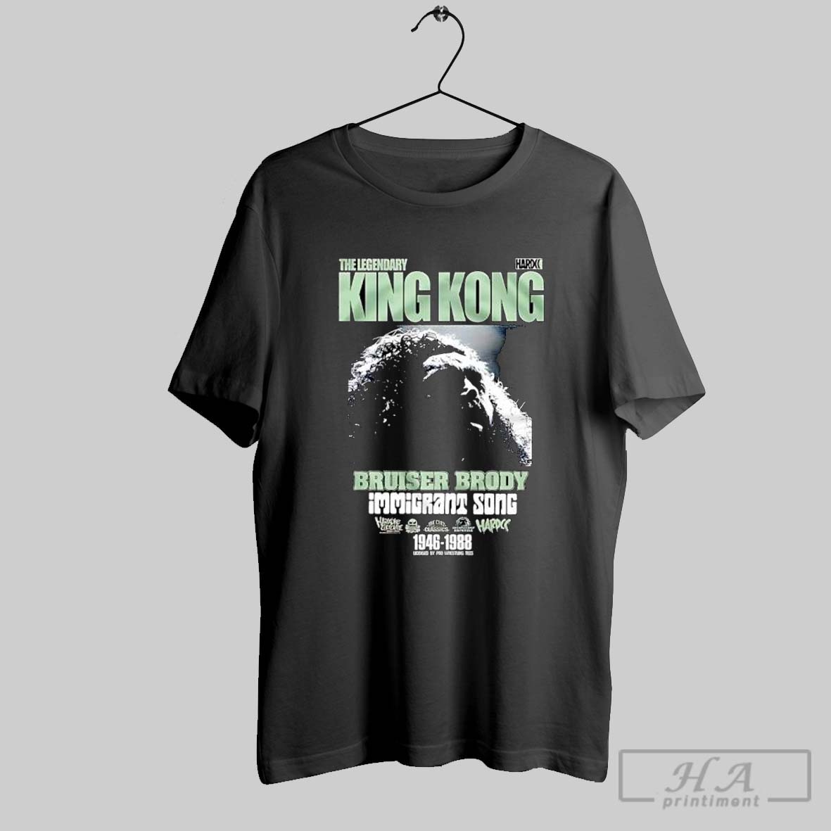 King Kong Hardcore Chocolate Bruiser Brody Immigrant Song Shirt Hoodie Sweater Longsleeve And V Neck T Shirt