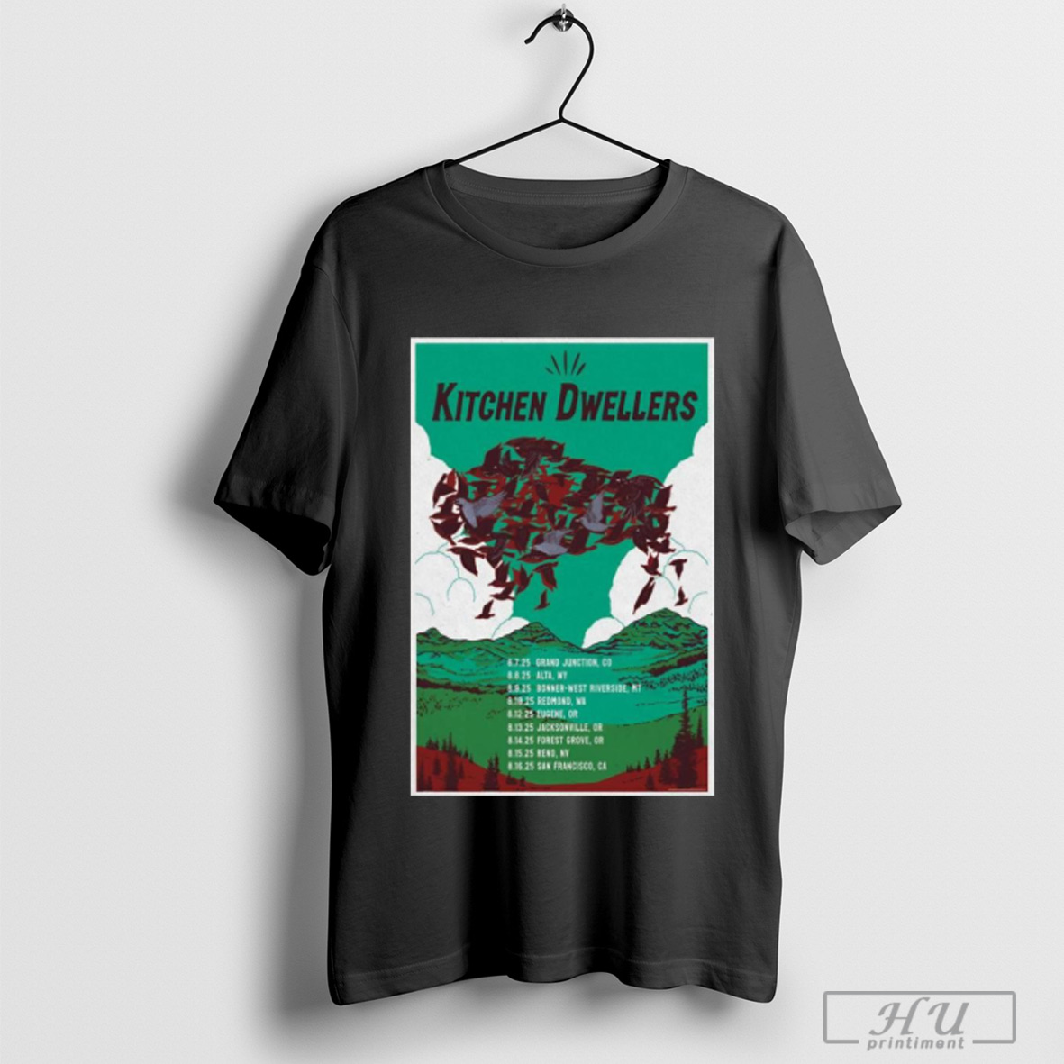 Kitchen Dwellers Tour August 2025 T Shirt Sweatshirt