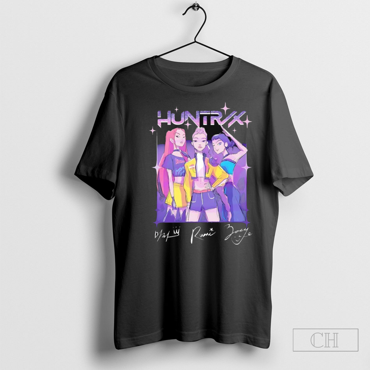 Kpop Demon Hunters Huntr X Sketch Signature Shirt
