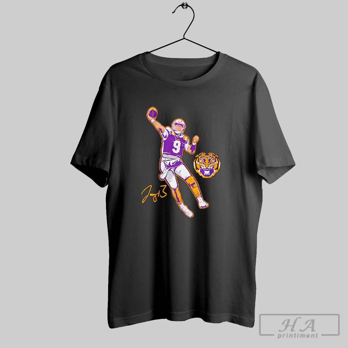 Lsu Tigers Football Joe Burrow Superstar Pose Signature Shirt