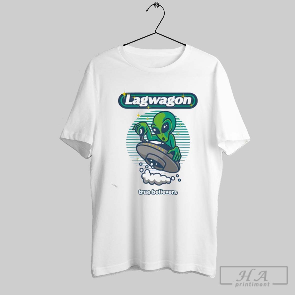 Lagwagon True Believers Alien Ufo Shirt