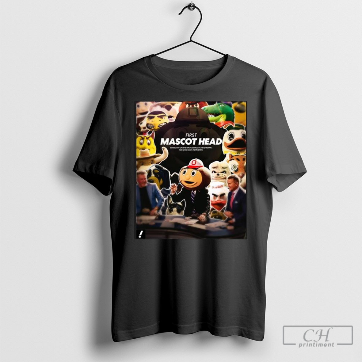 Lee Corso First Mascot Head College Gameday Shirt