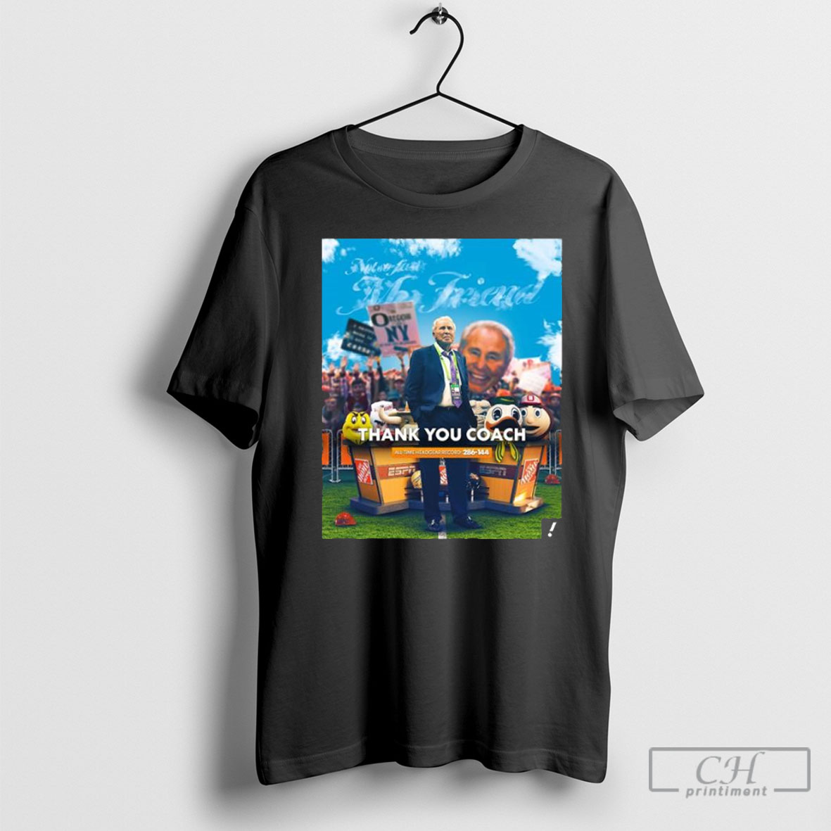 Lee Corso Thank You Coach All Time Headgear Record Shirt
