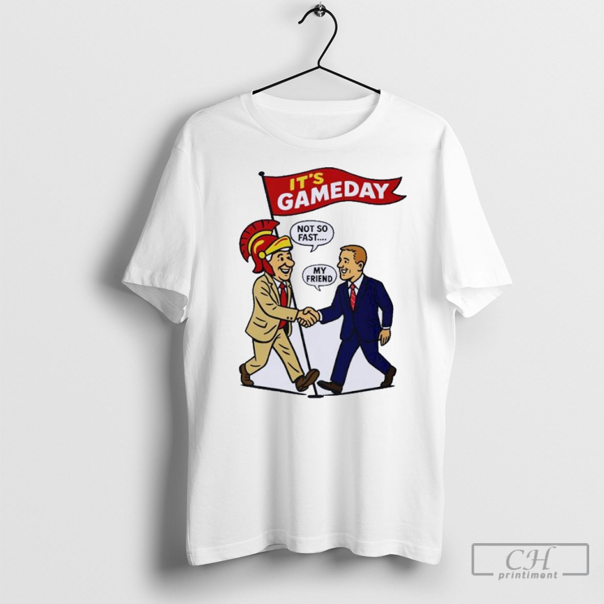 Lee Corso Usc Its Gameday Not So Fast My Friend Shirt