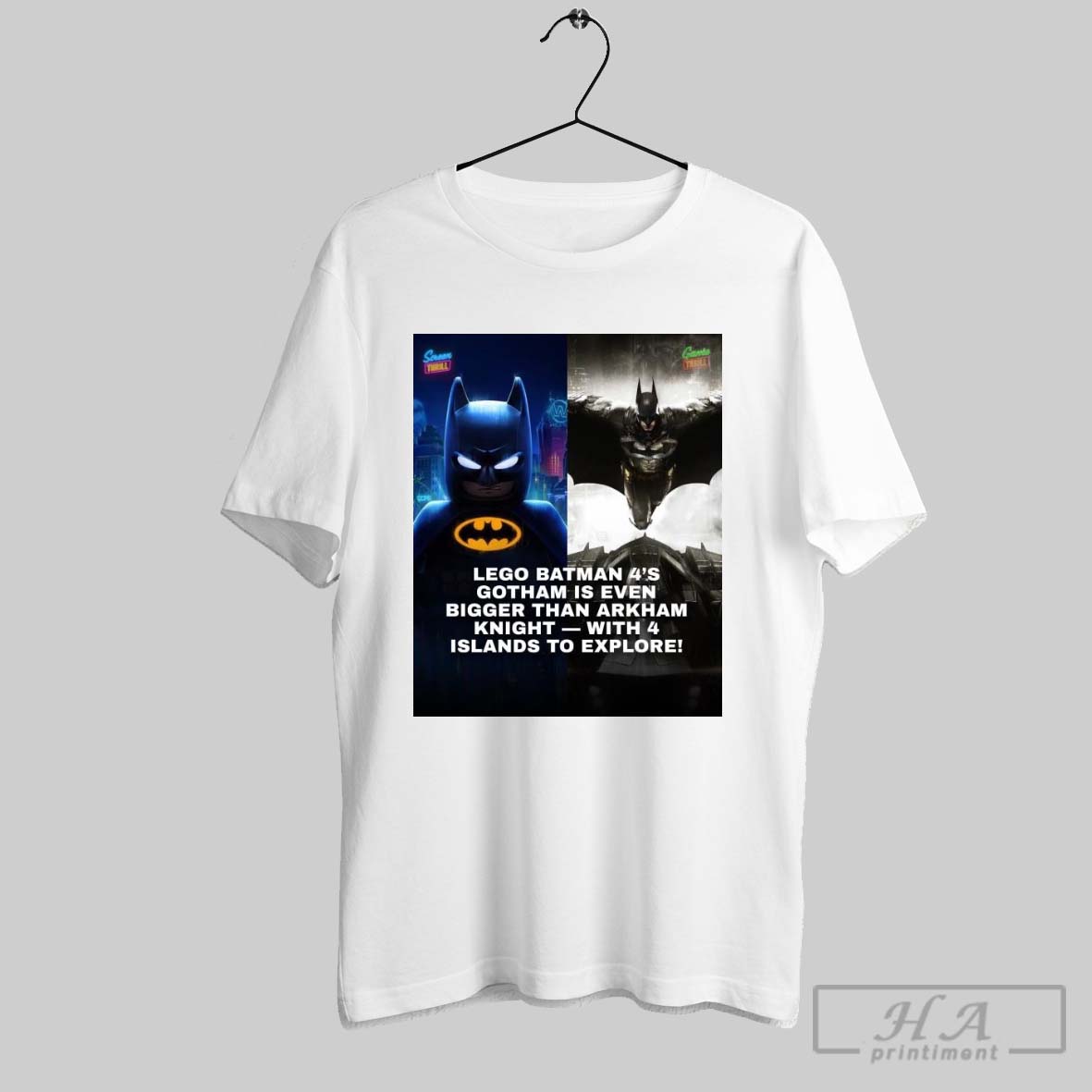 Lego Batman 4s Gotham Is Even Bigger Than Arkham Knight With 4 Islands To Explore Shirt