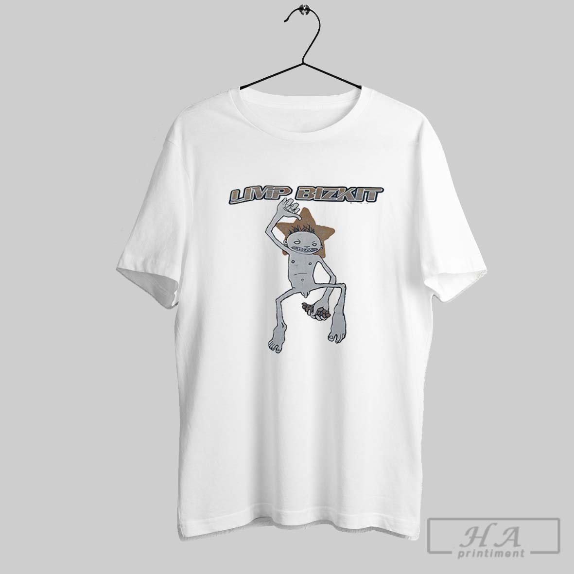 Limp Bizkit Cartoon Monster Star Graphic Shirt