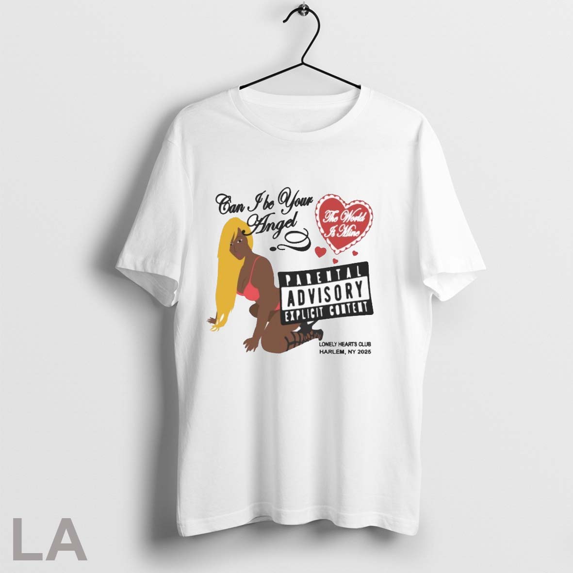 Lonely Hearts Club Can I Be Your Angel The World Is Mine Harlem Ny 2025 T Shirts