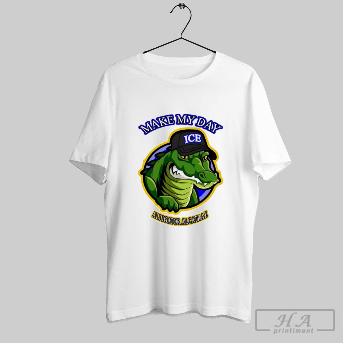 Make My Day Alligator Alcatraz Ice Cap Classic Shirt
