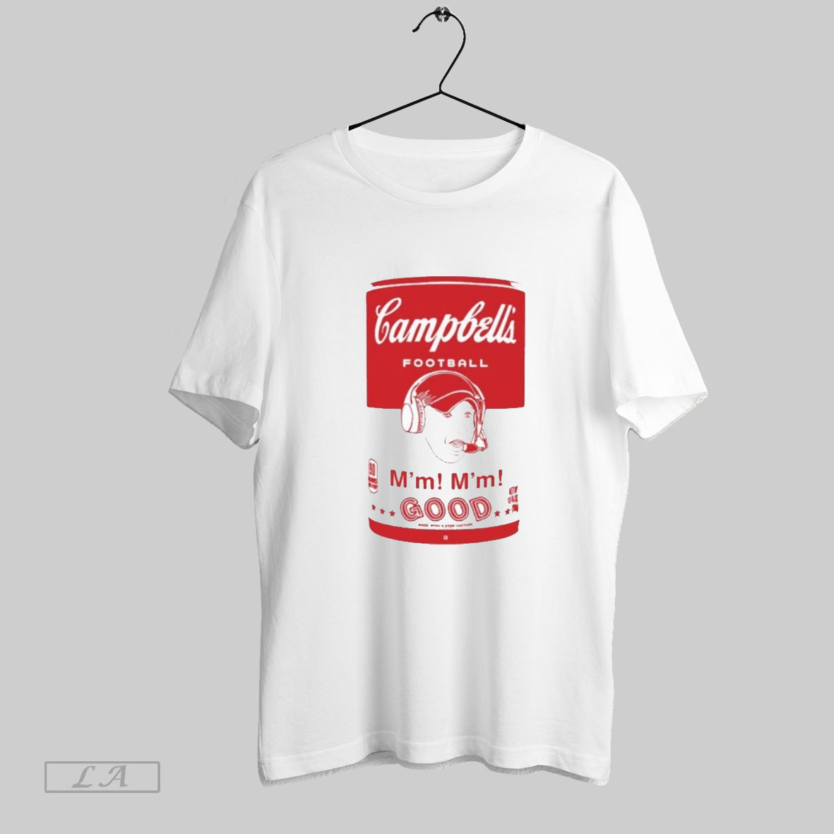 Matt Campbells Football Soup Can Shirt