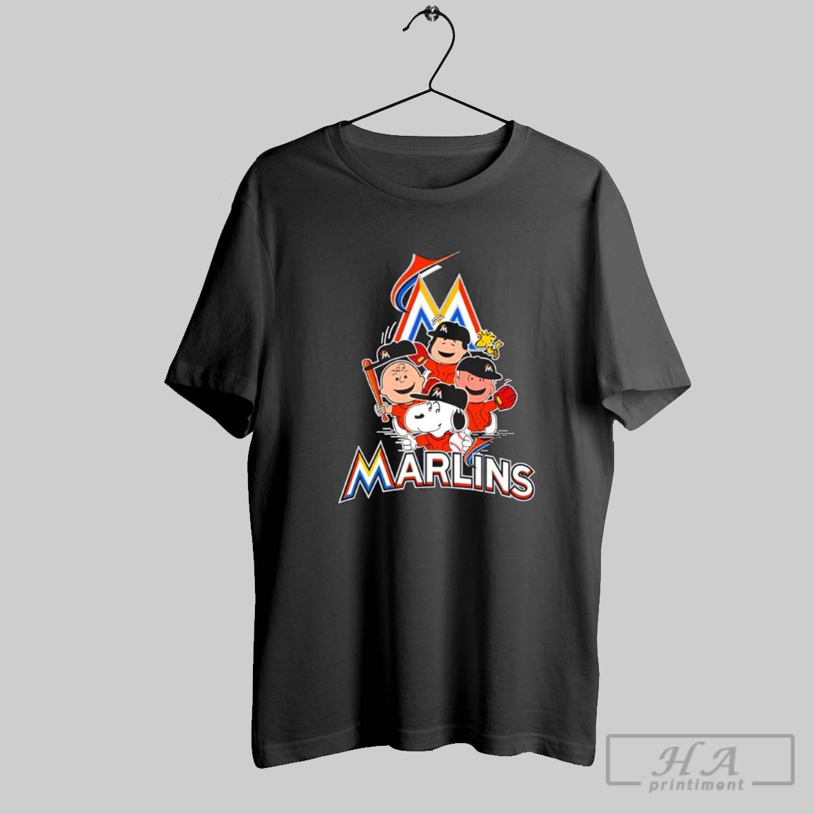 Miami Marlins The Peanuts Characters Shirt