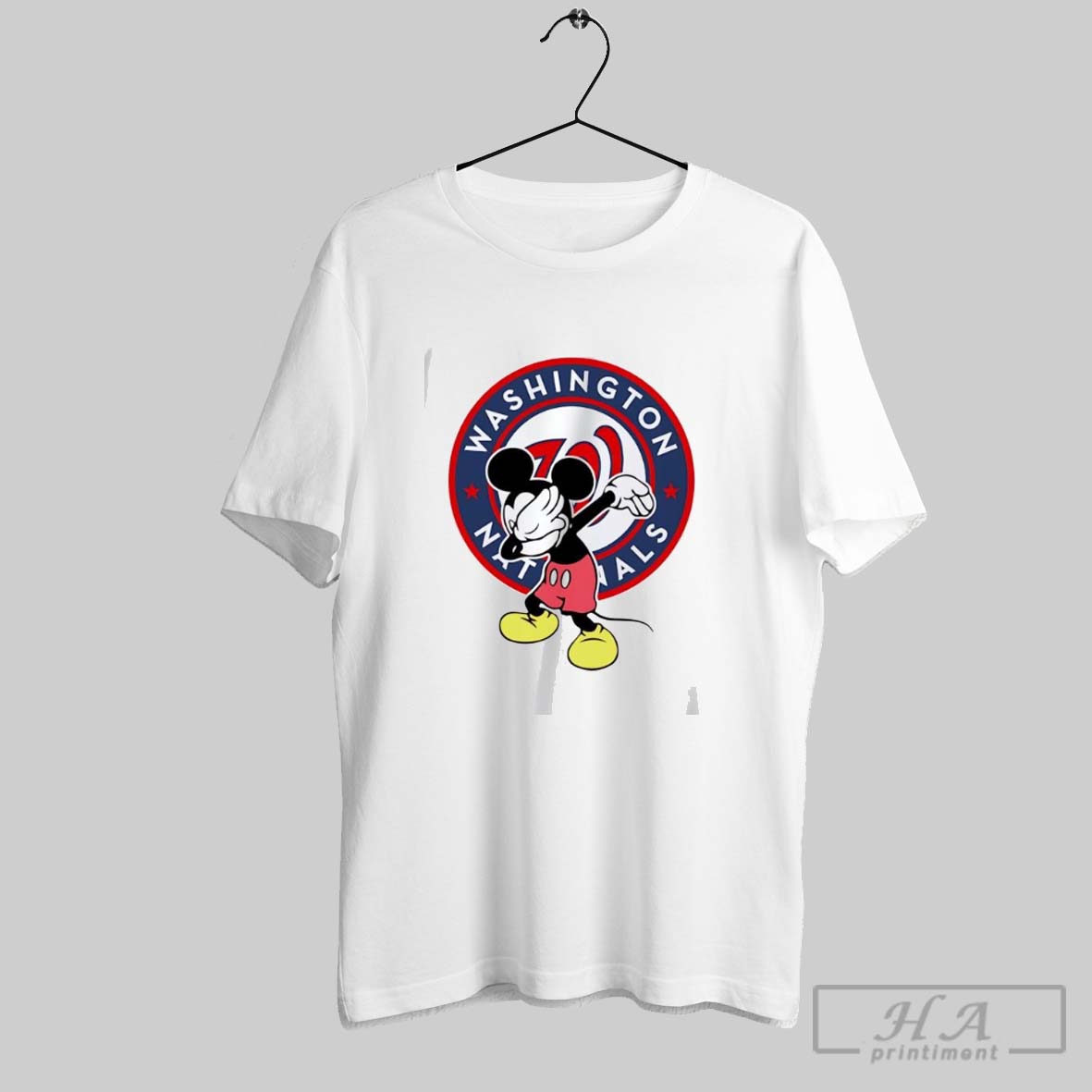 Mickey Mouse Dabbing Washington Nationals Shirt