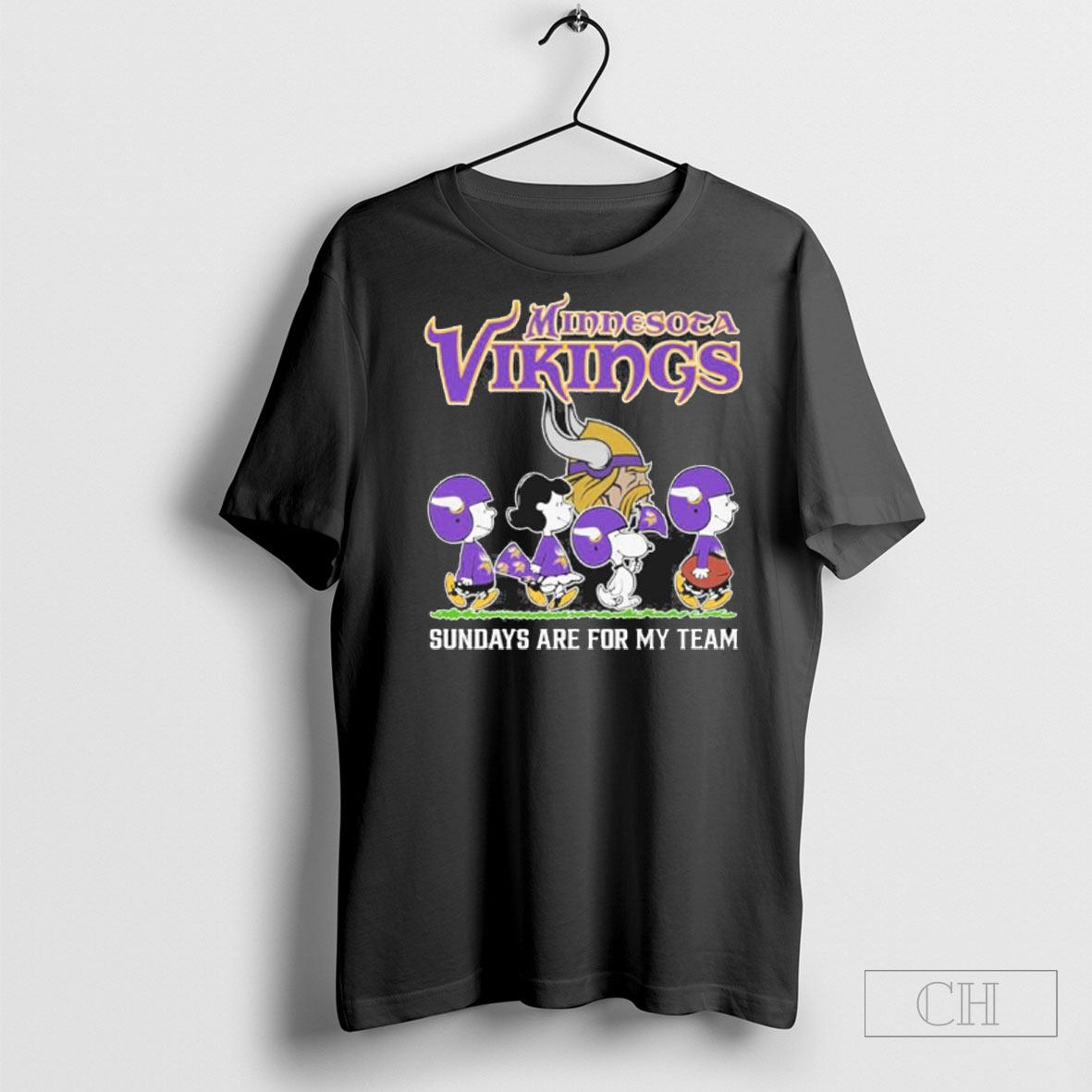 Minnesota Vikings X The Peanuts Walking Sundays Are For My Team Shirt