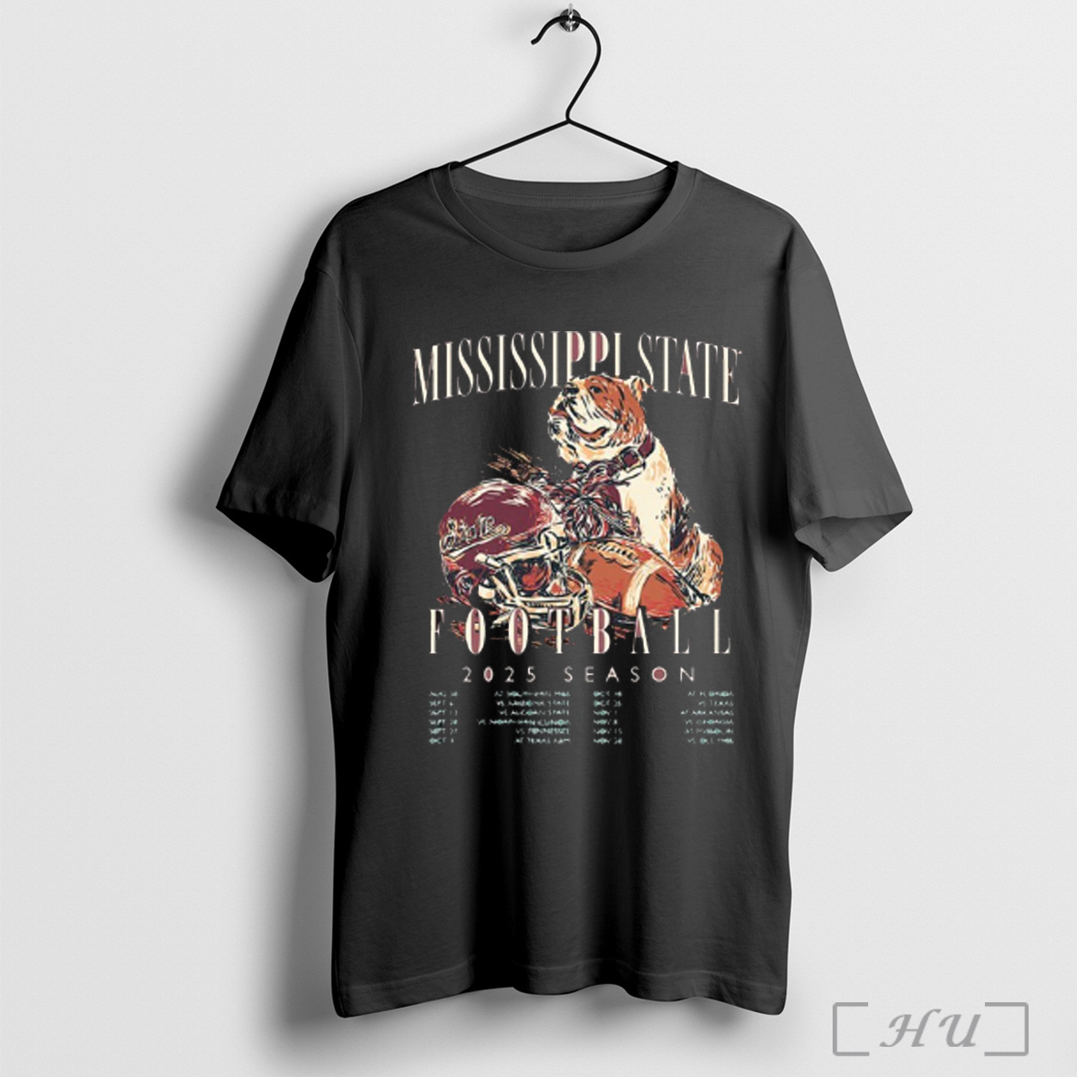 Mississippi State Football Schedule 2025 Season T Shirt Sweatshirt