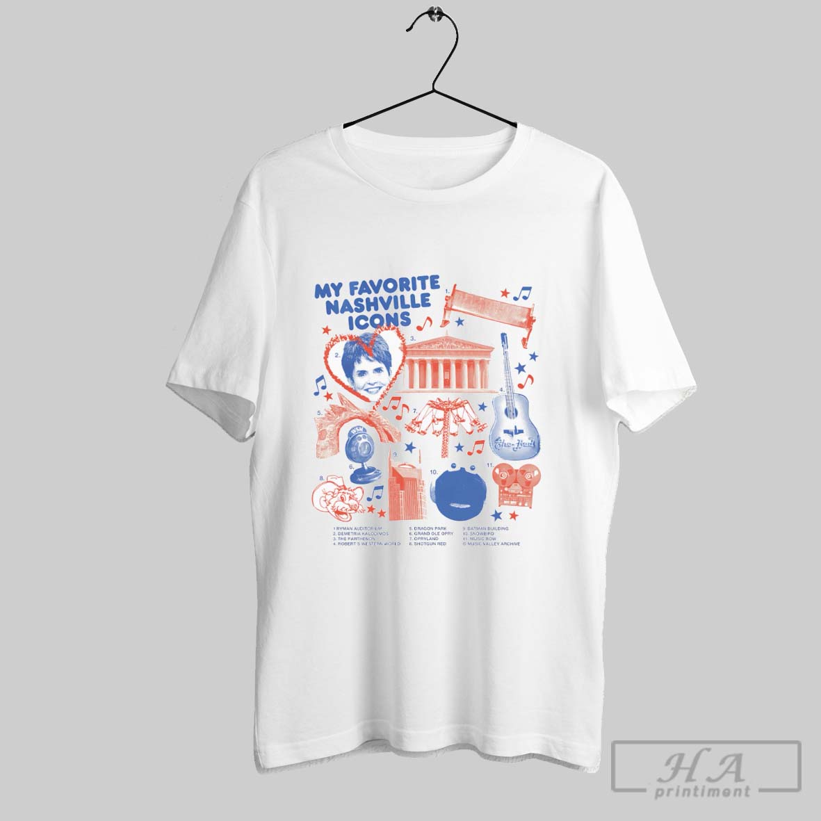My Favorite Nashville Icons Shirt Hoodie Sweater Longsleeve And V Neck T Shirt
