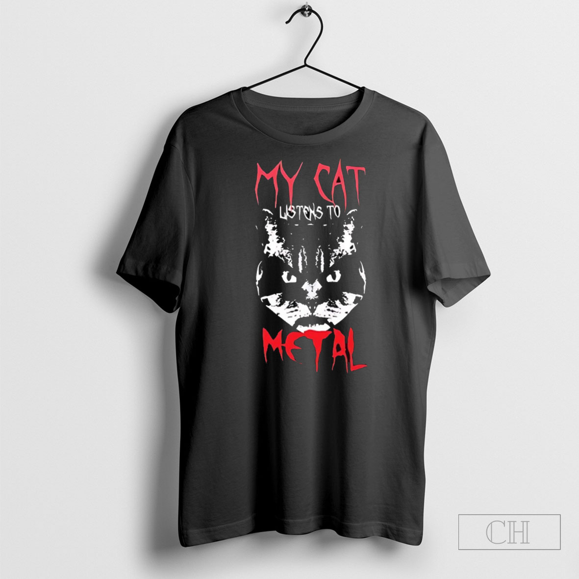My Cat Listen To Metal Shirt