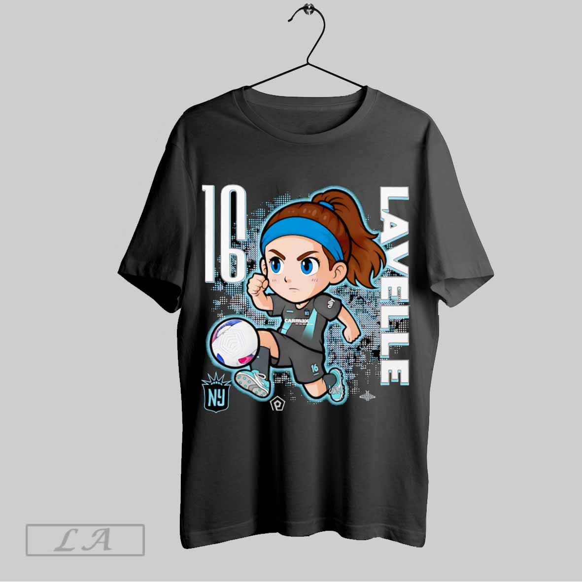 Njny Gotham Fc Rose Lavelle Chibi Cartoon Shirt T Shirt