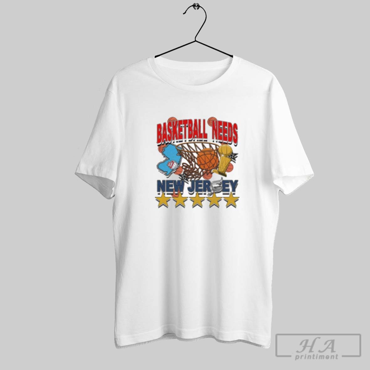 New Jersey Basketball Needs T Shirts