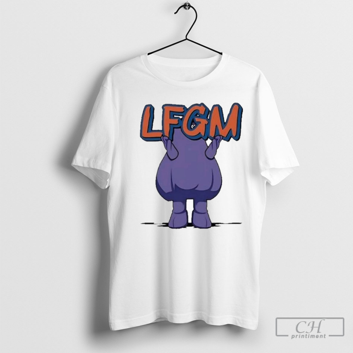 New York Mets Grimace Lfgm Shirt Tee Shirts