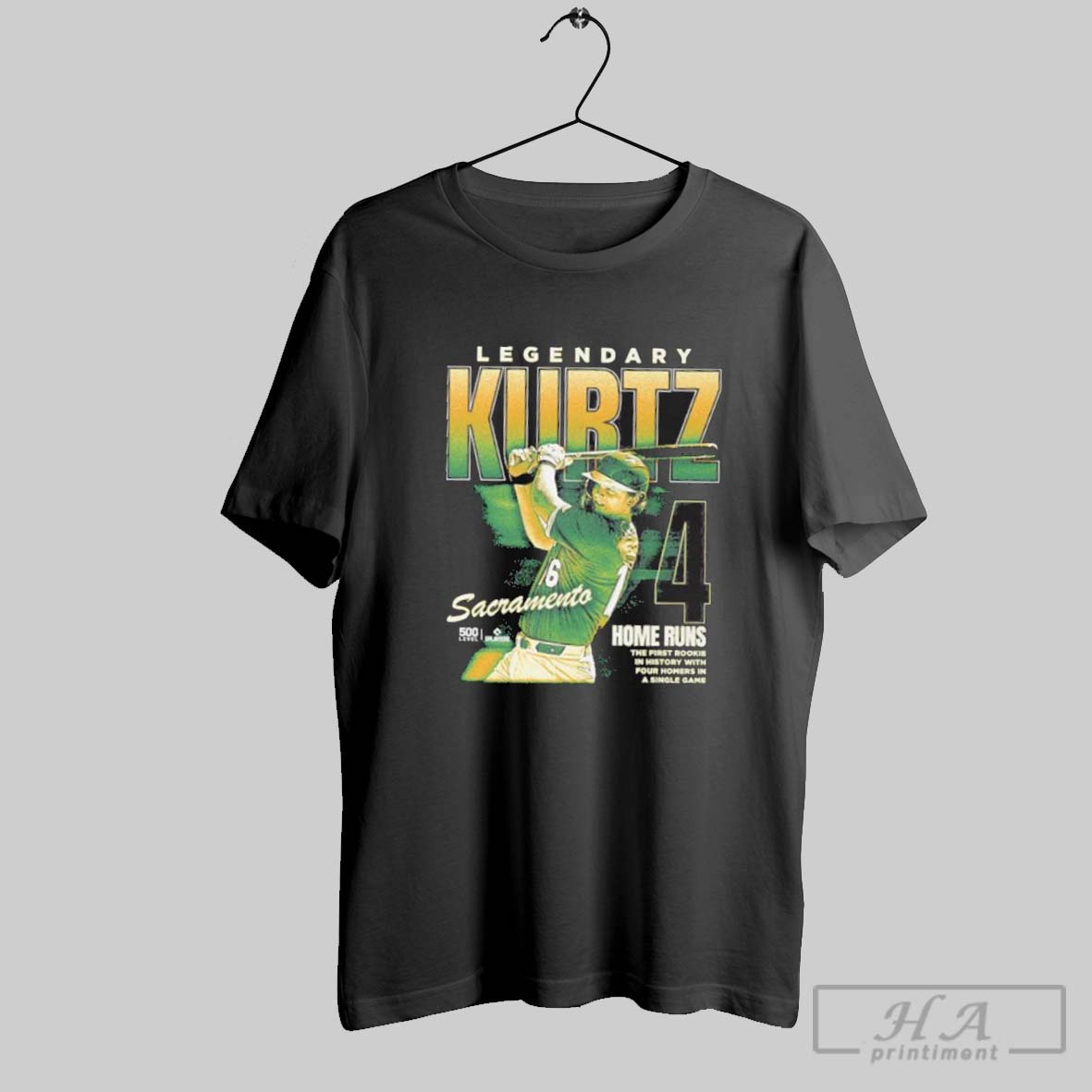 Nick Kurtz Sacramento Legendary Home Runs Retro Shirt