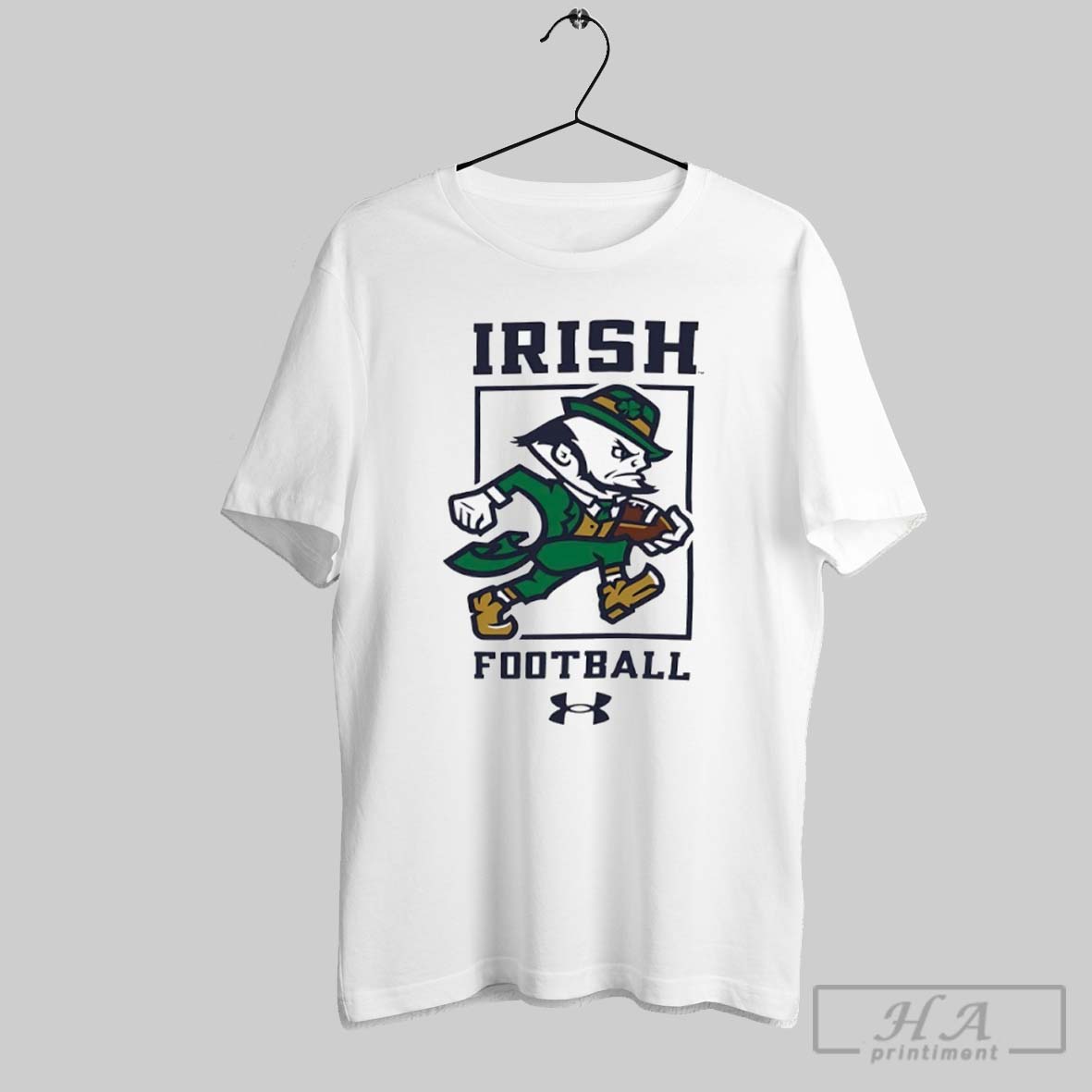 Notre Dame Fighting Irish Football New Leprechaun Logo Shirt